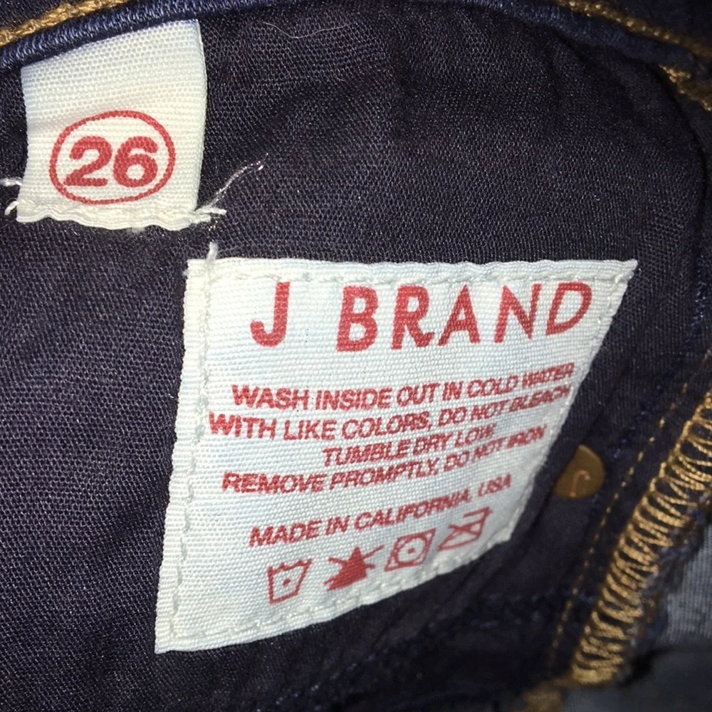 J Brand Starless Dark Wash Slim Boot Leg Jeans